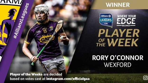 GAA.ie Hurler of the Week Rory O'Connor.
