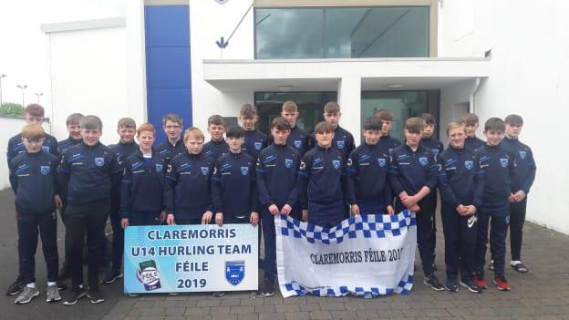 The Claremorris U-14 team that competed in the 2019 Féile na nGael. 