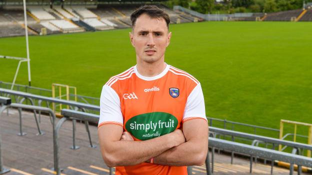 Armagh footballer Stephen Sheridan pictured at a media event ahead of Saturday's All Ireland SFC Round Two Qualifier against Monaghan.