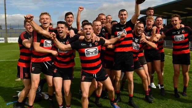 The Ballygunner players celebrate after victory over Passage in the Waterford SHC Final. 