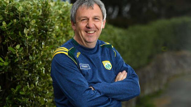 Kerry football manager Peter Keane at the Munster Senior Hurling and Senior Football Championships 2019 Launch, at the Gold Coast Resort Hotel in Dungarvan, Co Waterford. 