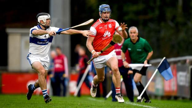 Seán Moran in action during the 2019 Dublin SHC Semi-Final between Cuala and St Vincent's at Parnell Park.