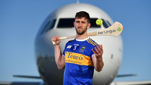 Barry Heffernan pictured at the Aer Lingus Super 11's Jersey launch at Dublin Airport.