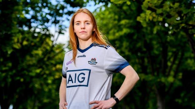 Ciara Trant pictured at the launch of AIG becoming the official insurance partner of the Ladies Gaelic Football Association.