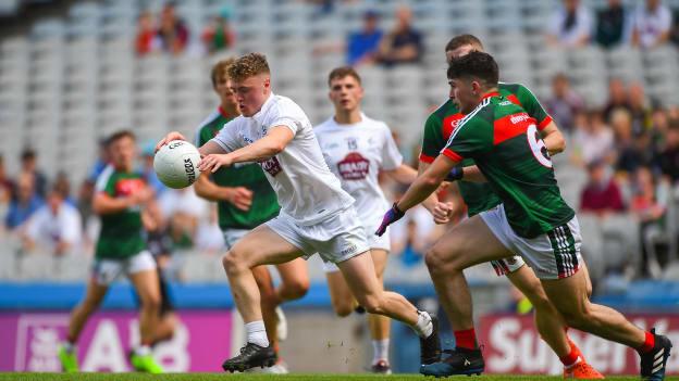 Jimmy Hyland impressed in the Eirgrid U20 All Ireland Final for Kildare against Mayo at Croke Park.