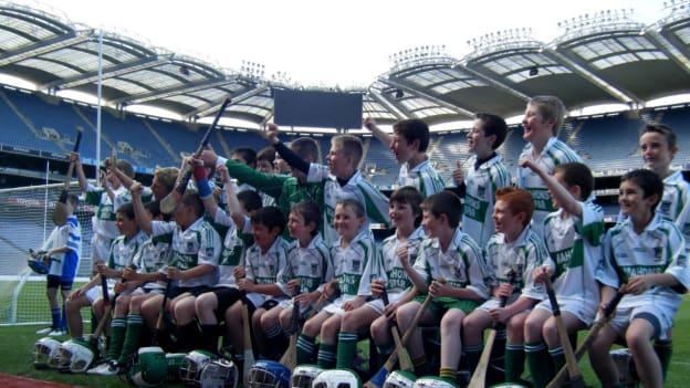 The Caiseal Gaels U12 side at the Croke Park ‘Play & Stay’ initiative in 2009.