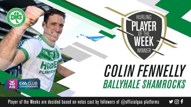 GAA.ie Hurler of the Week Colin Fennelly.