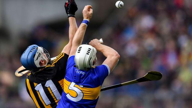 TJ Reid, Kilkenny, and Brendan Maher, Tipperary, in action during the 2019 All Ireland SHC Final at Croke Park.