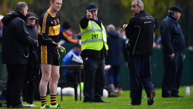 Colm Cooper of Dr Crokes looks on from the sideline during the 2018 AIB Munster GAA Football Senior Club Championship semi-final match between Dr Crokes and St Finbarr's at Dr Crokes GAA, in Killarney, Co. Kerry. 