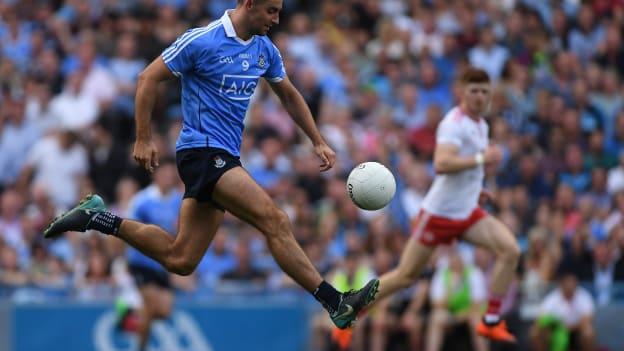 Dublin footballer James McCarthy in action during the All Ireland SFC Final against Tyrone at Croke Park.