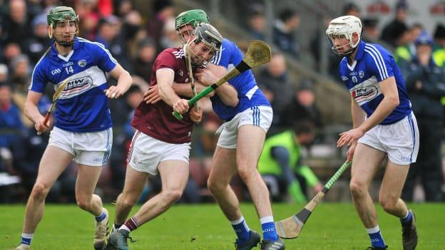 Galway's Padraic Mannion in Allianz Hurling League action against Laois at Pearse Stadium.