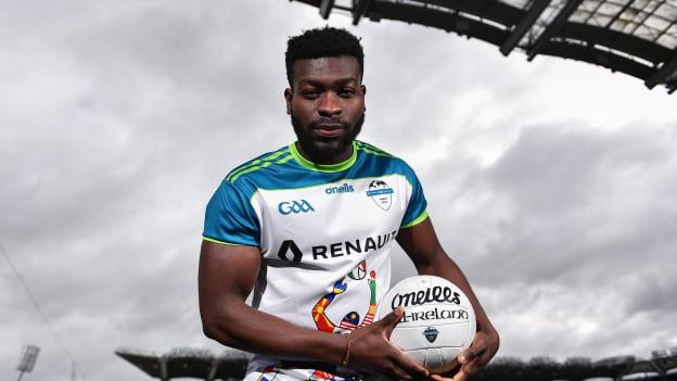Westmeath footballer Boidu Sayeh pictured during the Renault GAA World Games 2019 Launch at Croke Park in Dublin. 