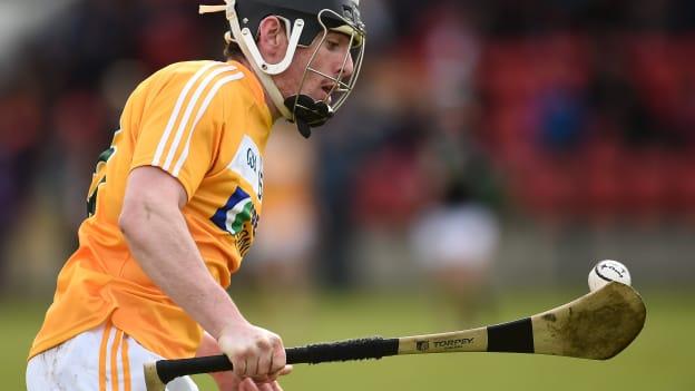 Ciaran Clarke scored Antrim's first goal in their Joe McDonagh Cup victory over Kerry. 