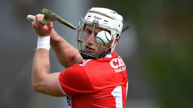 Patrick Horgan is a study in concentration as he takes a free against Limerick in the Munster GAA Hurling Senior Championship Round 2 match between Limerick and Cork at the LIT Gaelic Grounds in Limerick. 