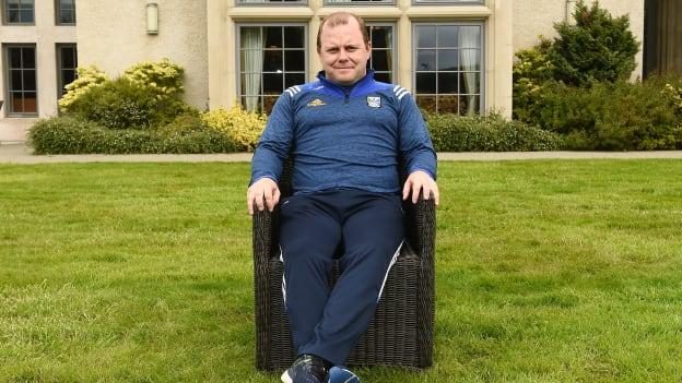Cavan manager Mickey Graham pictured at the Ulster GAA Football Final Media Event at Lough Erne Resort in Fermanagh. 