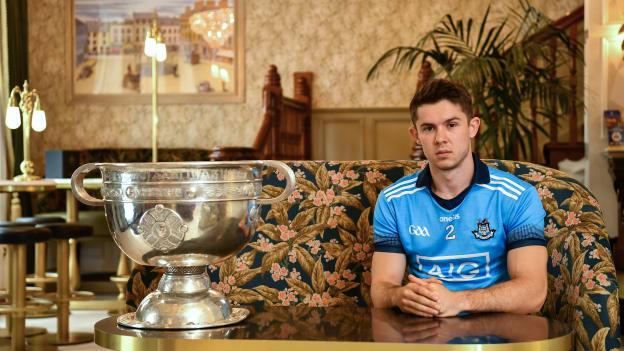 Dublin's David Byrne pictured at the national launch of the All Ireland Senior Football Championship.