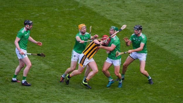 Adrian Mullen takes on the Limerick defence in the All-Ireland SHC semi-final. 