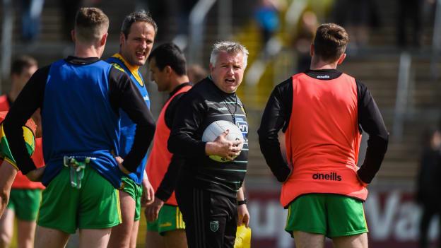 Donegal coach Stephen Rochford ahead of the Ulster SFC semi-final match between Donegal and Tyrone at Kingspan Breffni Park in Cavan.