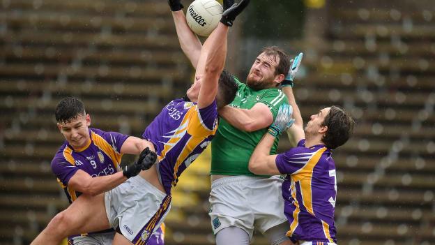 Derrygonnelly Harps defeated Roslea at Brewster Park.