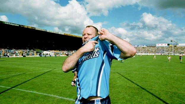 Vinny Murphy following the dramatic draw between Dublin and Kerry at Semple Stadium in 2001.
