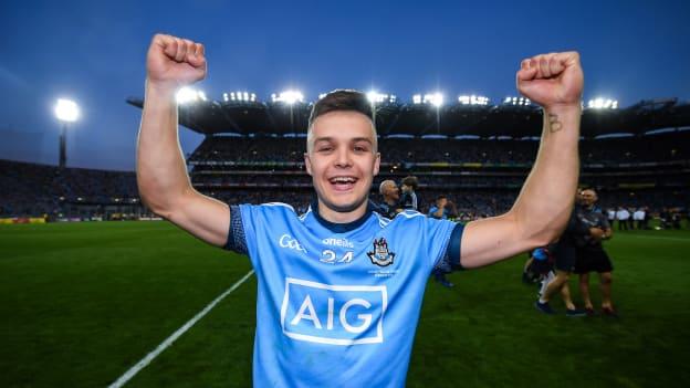 Eoin Murchan celebrates after victory over Kerry in the 2019 All-Ireland SFC Final replay. 