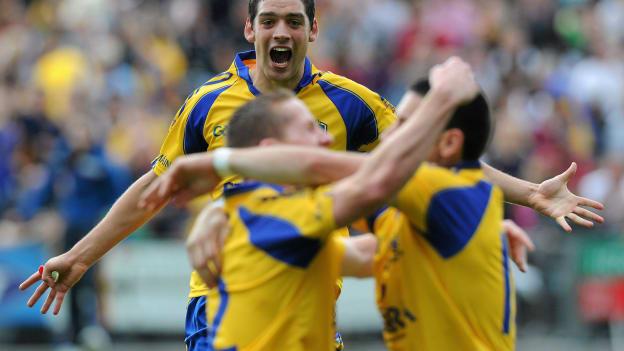 Stephen Ormsby celebrates following Roscommon's 2010 Connacht SFC Final victory against Sligo.