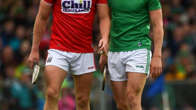 Someone with red-green colour blindness would struggle to differentiate the Cork and Limerick jersies. 