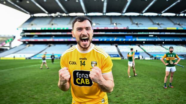 Antrim's Conor McCann is the Joe McDonagh Cup Hurler of the Year and one of seven Antrim players on the Joe McDonagh Team of the Year. 
