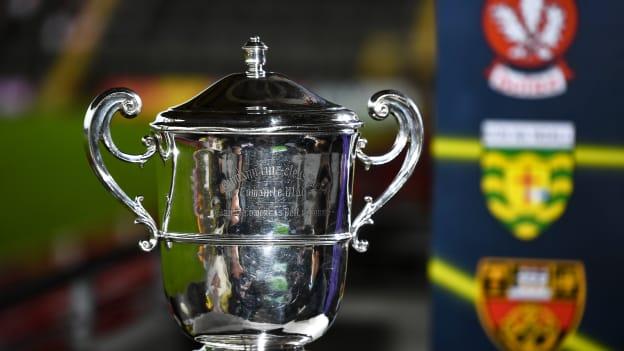 The Anglo Celt Cup is awarded to the winners of the Ulster Senior Football Championship. 