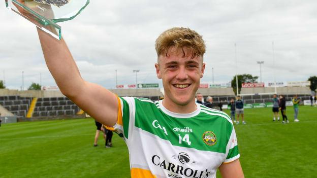 Offaly forward Jack Bryant was the tournament’s standout player and has been named the 2021 EirGrid U20 Player of the Year.