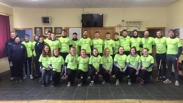 Liam Mellows coaches pictured at a recent camp in the club.