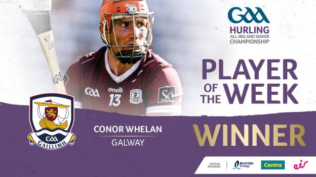 GAA.ie Hurler of the Week Conor Whelan.