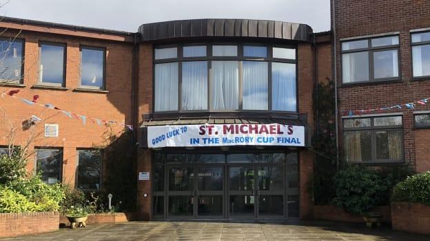 St Michael's College, Enniskillen have been getting behind their team ahead of the MacRory Cup Final. 