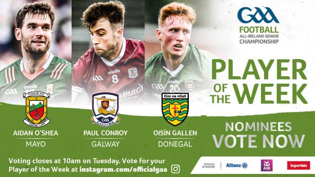 This week's GAA.ie Footballer of the Week nominees.