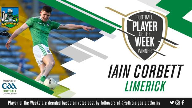 GAA.ie Footballer of the Week Iain Corbett.