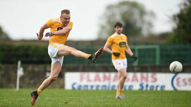 Marc Jordan of Antrim came off the bench to score a crucial goal against Wicklow last week. 