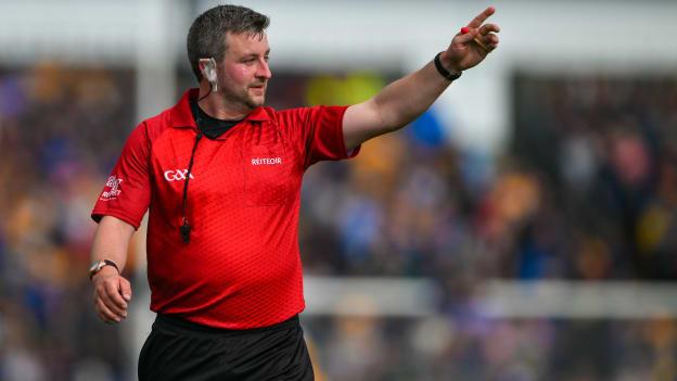 Thomas Walsh will referee the 2023 Joe McDonagh Cup Final. Photo by Ray McManus/Sportsfile