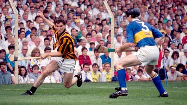 Liam Fennelly, Kilkenny, and Noel Sheehy, Tipperary, in action during the 1991 All Ireland SHC Final at Croke Park.