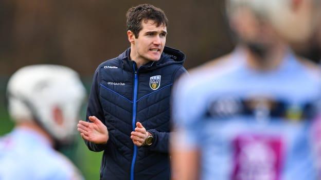 Emerging coach Conor O'Shea has managed the UCD Fitzgibbon Cup team for the past two years.