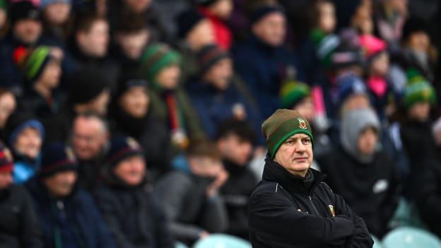 Mayo senior football manager Kevin McStay. Photo by Ramsey Cardy/Sportsfile