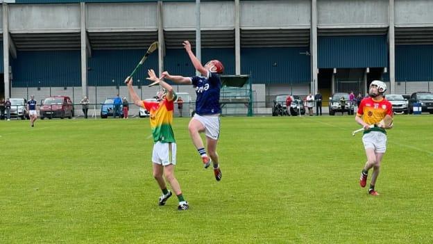 Action from this year's Celtic Challenge clash of Laois and Carlow.