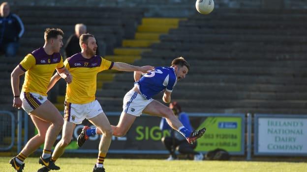 Alan Nolan featured for Wexford against Laois in the 2018 Leinster Senior Football Championship.