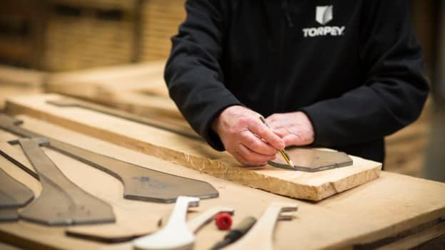 Members of the Torpey family in Clare have been making hurleys since the 1930s.