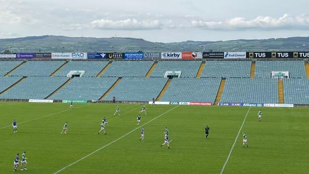 Limerick and Longford clashed in the Tailteann Cup at TUS Gaelic Grounds. Photo by Longford GAA