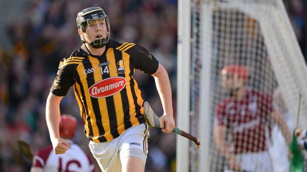 Walter Walsh celebrates after scoring a goal for Kilkenny on his Championship debut against Galway in the 2012 All-Ireland SHC Final replay. 