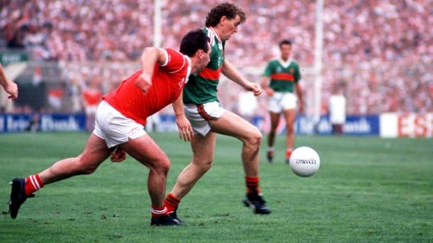 Anthony Finnerty in action during the 1989 All Ireland Final against Cork.