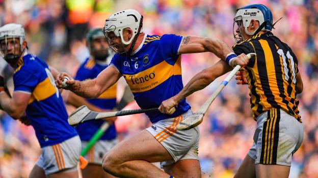 Pádraic Maher charges out of the Tipperary defence in typically inspirational fashion during the 2019 All-Ireland SHC Final against Kilkenny. 