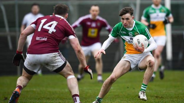 Exciting Offaly forward Cian Johnson.
