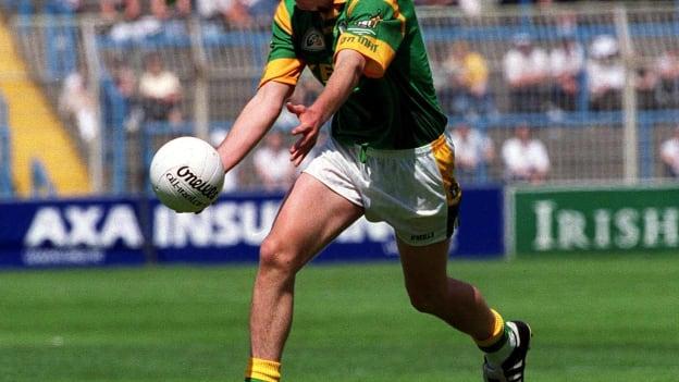 Gary Rogers playing for the Meath Junior footballers at Croke Park in 2001.