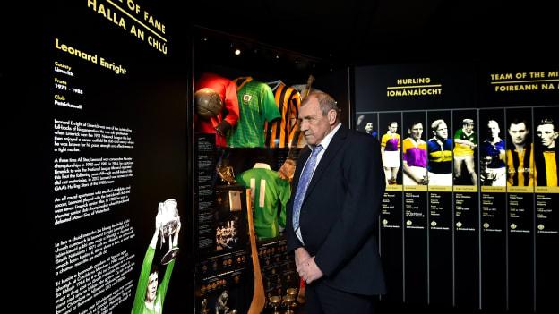 Former Limerick hurler Leonard Enright was inducted into the GAA Museum Hall of Fame in August.